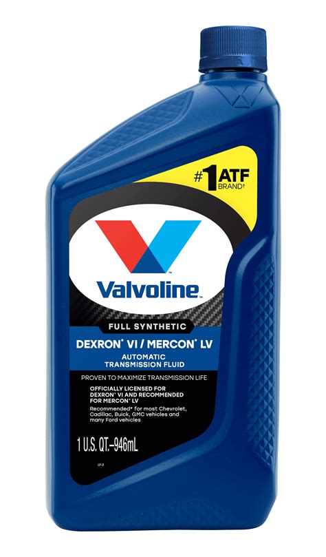 valvoline dexron vi automatic transmission fluid 1 gallon|dexron vi transmission fluid walmart.